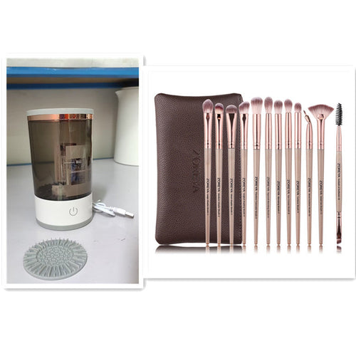 Women Eye Shadow Brush Cleaning Tool Portable Electric Makeup Brush
